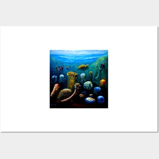 Sea creatures #4 Posters and Art